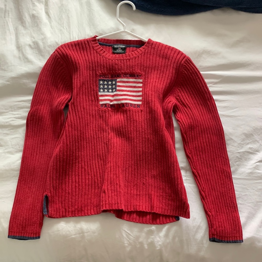 Polo Ralph Lauren American flag sweater